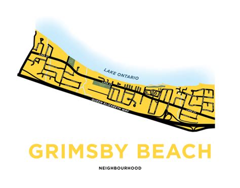 grimsby beaches map.